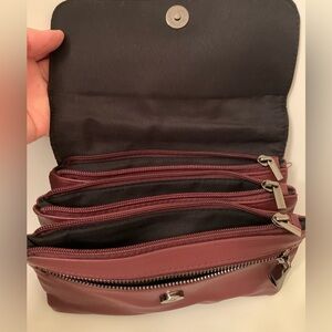 Colab purse without strap. 
Approx 13” x 5”tall 
Some wear as shown in pics